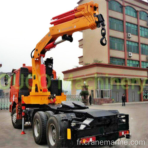 Camion monté par grue mobile hydraulique de 25 tonnes de vente de fabricant de la Chine